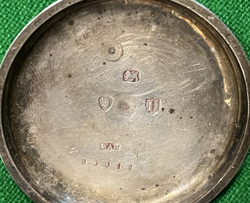 1884 Silver Pocket Watch - Army Rifle Meeting.