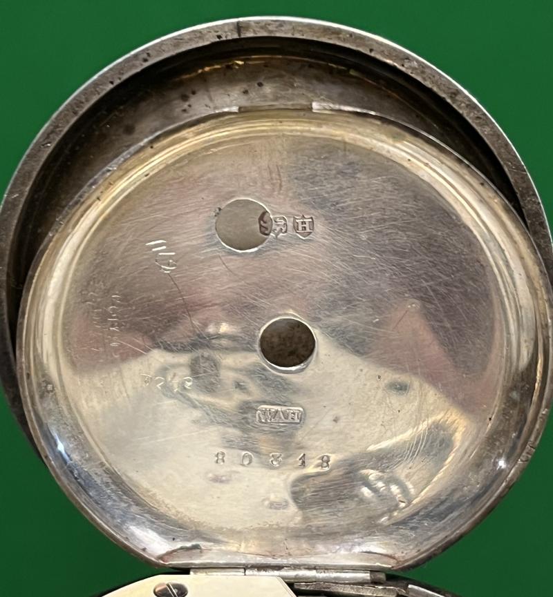 1884 Silver Pocket Watch - Army Rifle Meeting.