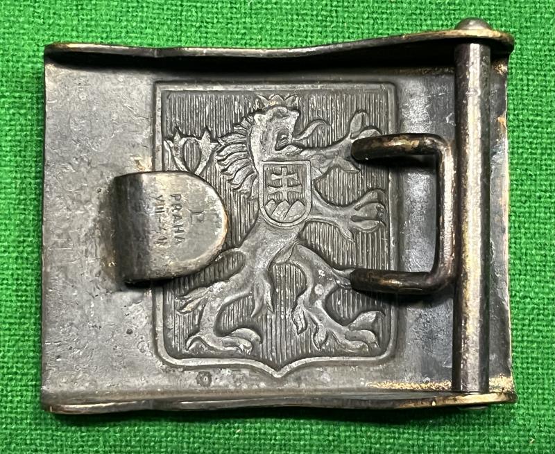 Pre WW2 Czech Army belt and buckle.