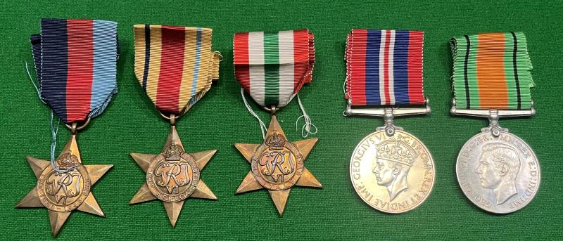 WW2 British Casualty medal group - N.Staffs Regt.