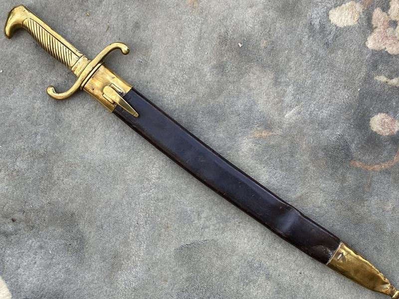 PRUSSIAN 1864 Pattern INFANTRY SIDEARM with issue markings.