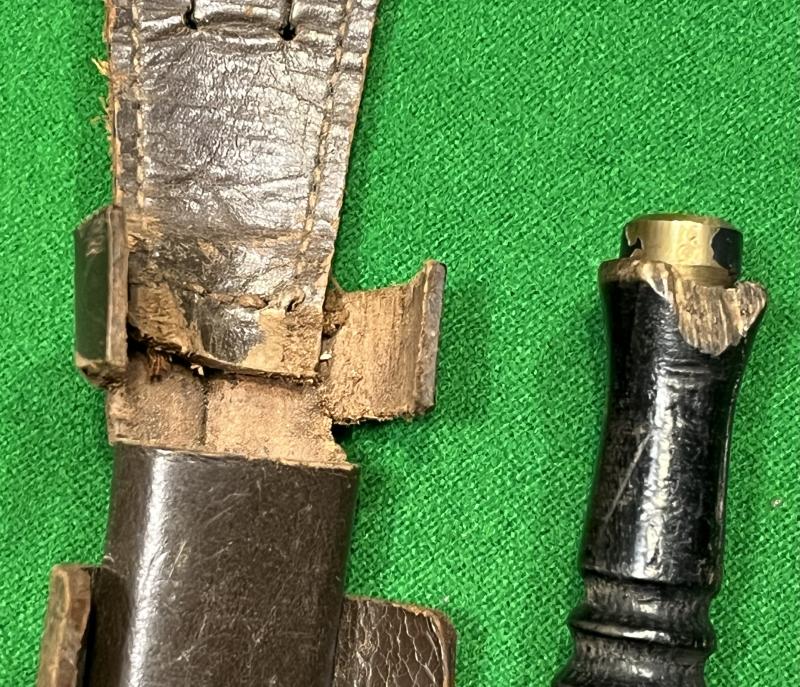 Wooden handled 3rd Patt. Fighting Knife.