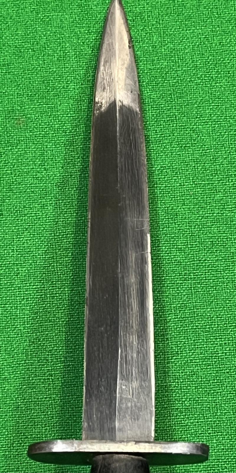 Wooden handled 3rd Patt. Fighting Knife.