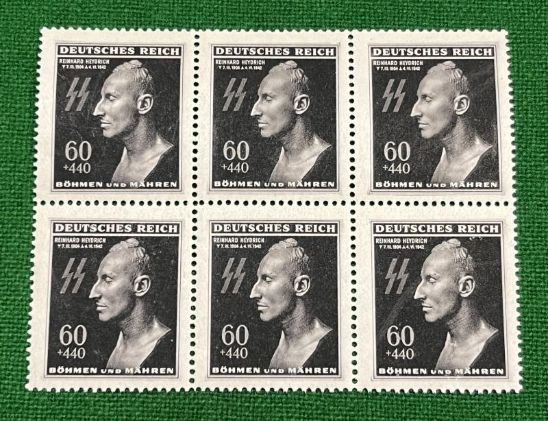 WW2 Reinhard Heydrich Postal Stamps.
