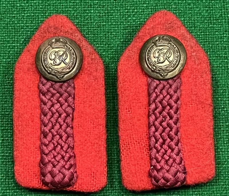 WW2 British Army General Staff Officers Gorget Tabs.
