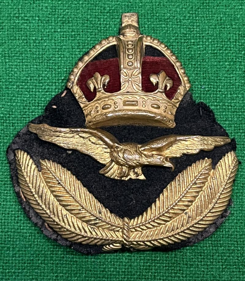 WW1 1918 RAF 1st Pattern Officer's Cap Badge