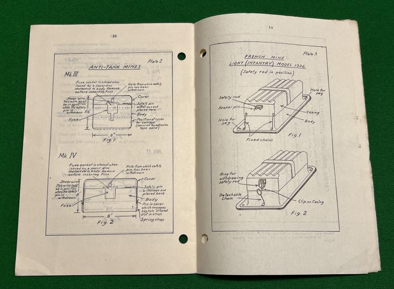 1940 Pamphlet No.4 Anti-Tank Mines.