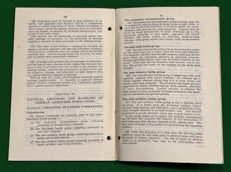 143 Manual - Tactical Handling of Armoured Divisions.