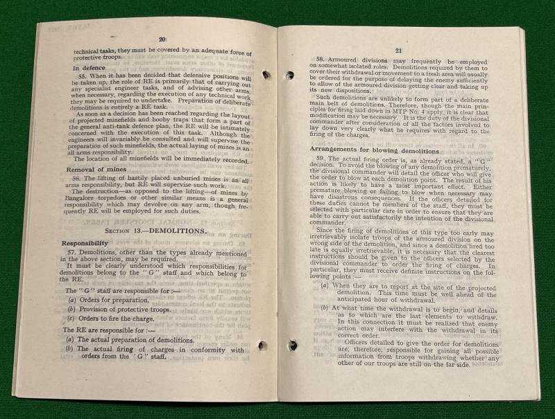 143 Manual - Tactical Handling of Armoured Divisions.