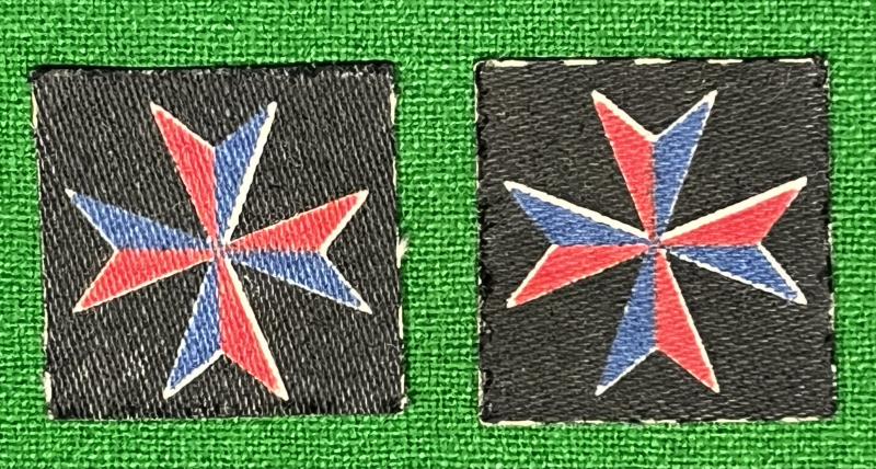 WW2 Malta Mobile Units Royal Artillery formation signs
