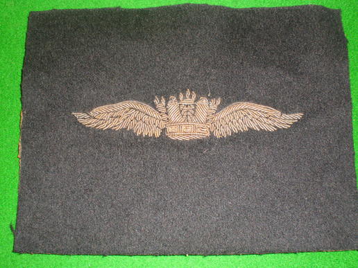 Bullion RNAS badge.
