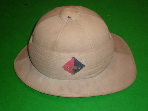 9th Kabul Bty R.A. Wolseley helmet.