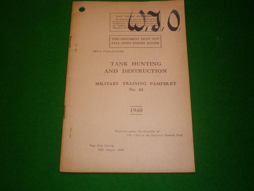 MTP No.42 Tank Hunting and Destruction.