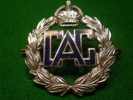 Civil Air Guard cap badge.