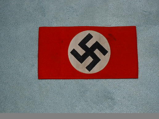 GOOD QUALITY SA/NSDAP WOOL ARMBAND.