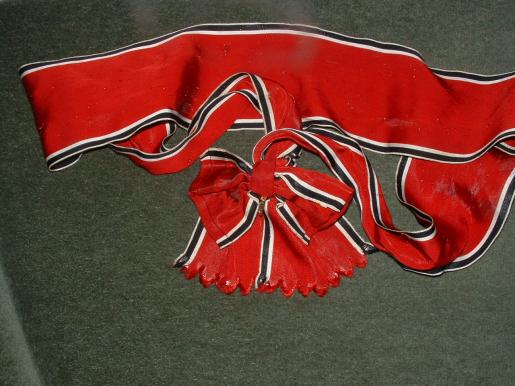 FANTASTIC ORIGINAL SASH RIBBON FOR THE THIRD REICH GRAND CROSS AWARD!!!!