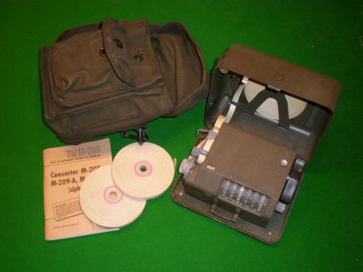 US WW2 Converter M-209 cipher machine.