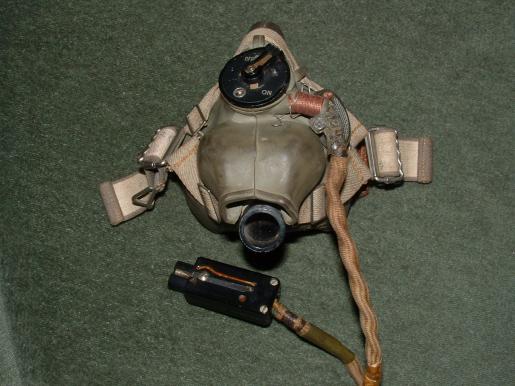 RAF TYPE 'H' OXYGEN MASK-PART OF LOT.