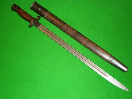 '07 Pat. Bayonet - Leics Regt markings.
