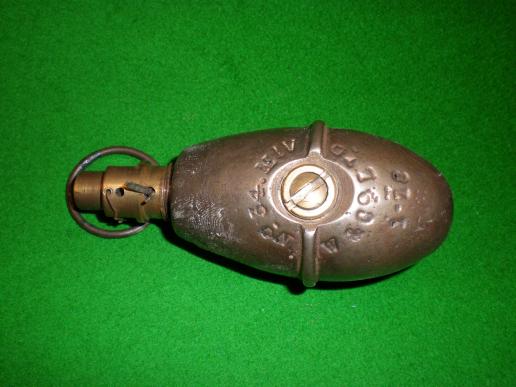 WW1 No.34 Mk.IV British Hand Grenade.