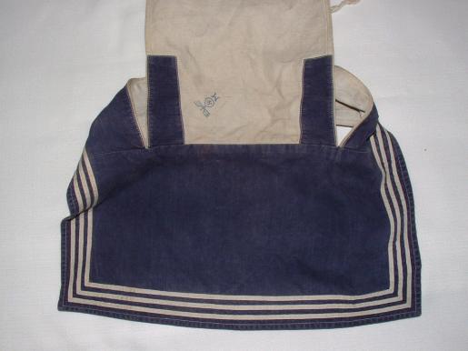 RARE THIRD REICH MARINE MARKED NAVY SAILORS 'COLLAR'.
