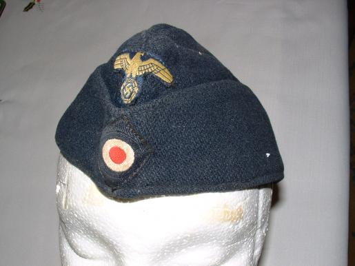 THIRD REICH NAVAL (KREIGSMARINE) SIDE CAP/OVERSEAS CAP.