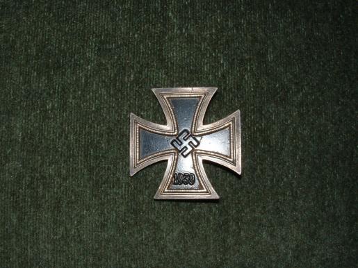 THIRD REICH IRON CROSS 1st CLASS. VERY NICE. MARKED.