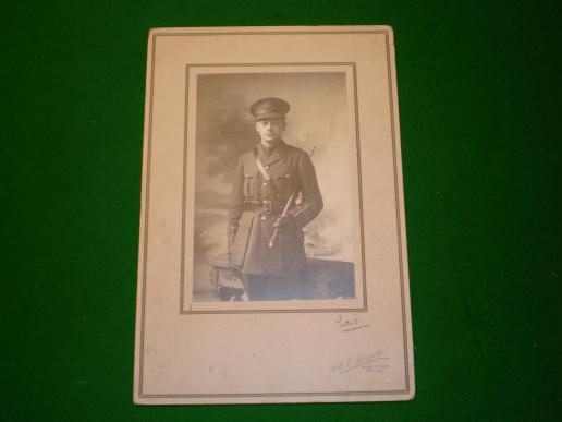 WW1 photographic portrait - Manchester Regt.