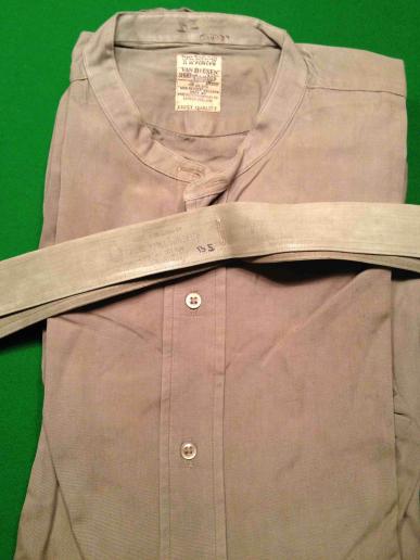 WW2 British Officer's Shirt and Collar.