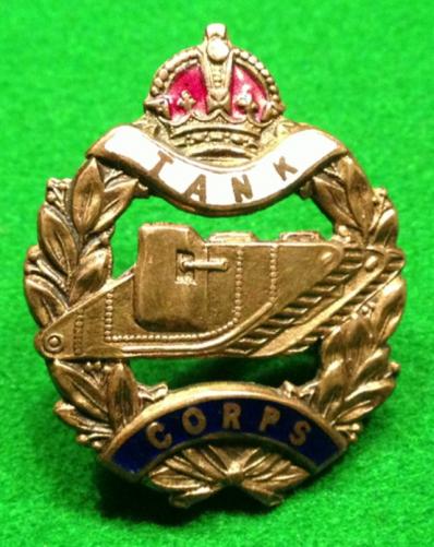 WW1 Tank Corps Sweetheart Badge.