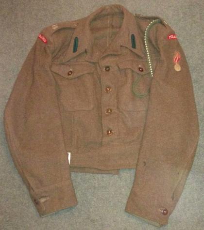 WW2 Polish Battledress Blouse 14th Artillery Rgt, 1st Grenadier Div. 