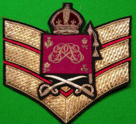 Pre WW1 Grenadier Guard CSM armbadge.
