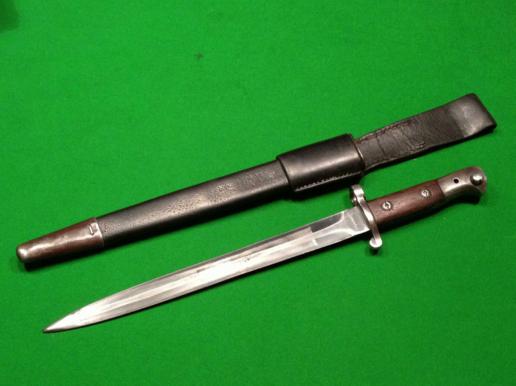 1903 Patt Bayonet with 1914 Indian Patt frog.