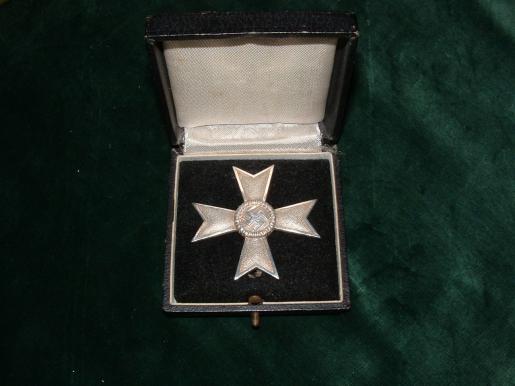 CASED WAR MERIT CROSS 1st CLASS without SWORDS.