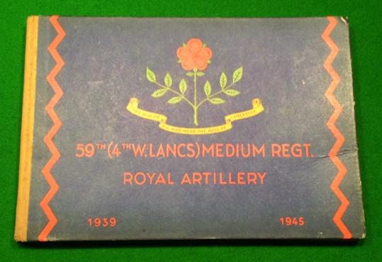 59th(4th W.Lancs) Medium Regt R.A. history.