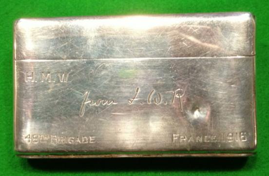 WW1 Silver Vesta - Henry Maitland Wilson.