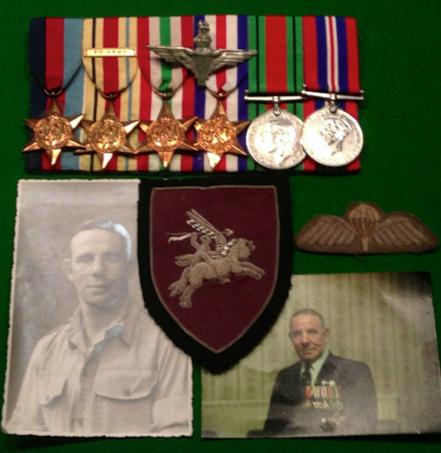WW2 Parachute Regt. Grouping.