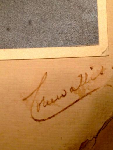 Signed Photographic Portrait of Lord Cornwallis.