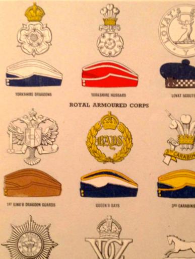 Booklet Regimental Badges and Service Caps.