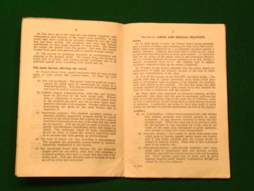 1944 Notes From Theatres of War - Pacific.