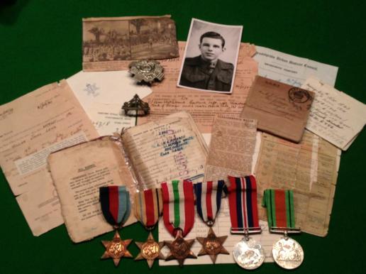Normandy WIA Grouping - Monmouth, Recce, HLI & Camerons.