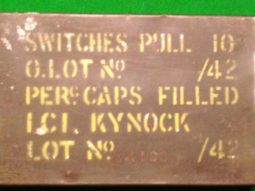 WW2 British Pull Switch Tin.