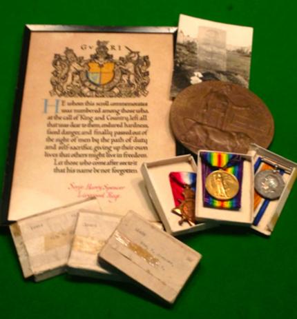 1914/15 Trio Liverpool Pals Casualty.