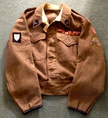 WW2 Polish Battledress Blouse, 2nd Warsaw Armoured Div.
