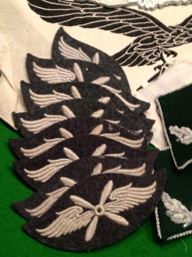 Luftwaffe flying personnel arm badge.