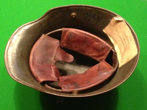 WW1 Mail Home Imperial M16 Helmet.