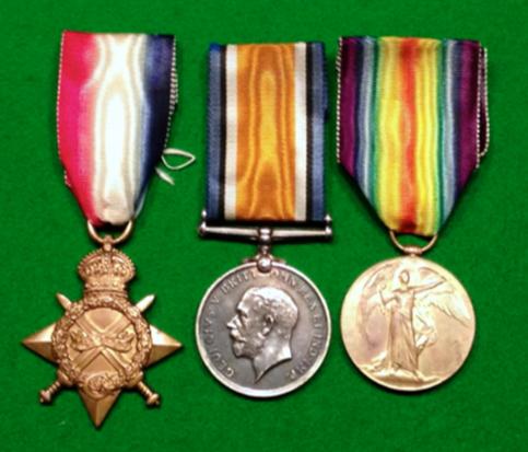 WW1 Trio - Argyll & Sutherland Highlanders.
