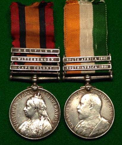 Royal Irish Regt. QSA/KSA Pair.