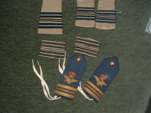 3 PAIRS OF WW2+ RAF EPAULETES FOR SQUADRON LEADER.