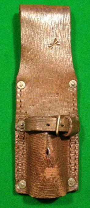 WW1 1914 Pattern Leather Equipment Bayonet Frog.